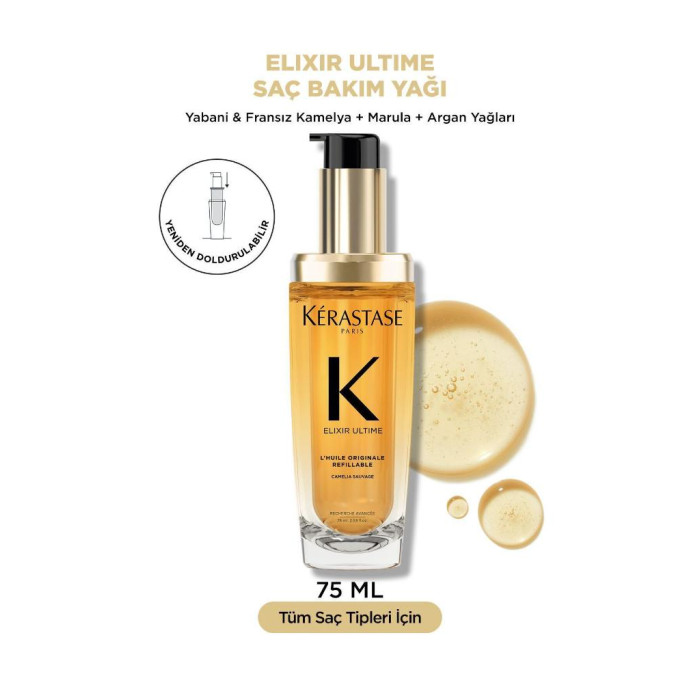 Elixir Ultime Saç Bakım Yağı 75 ML