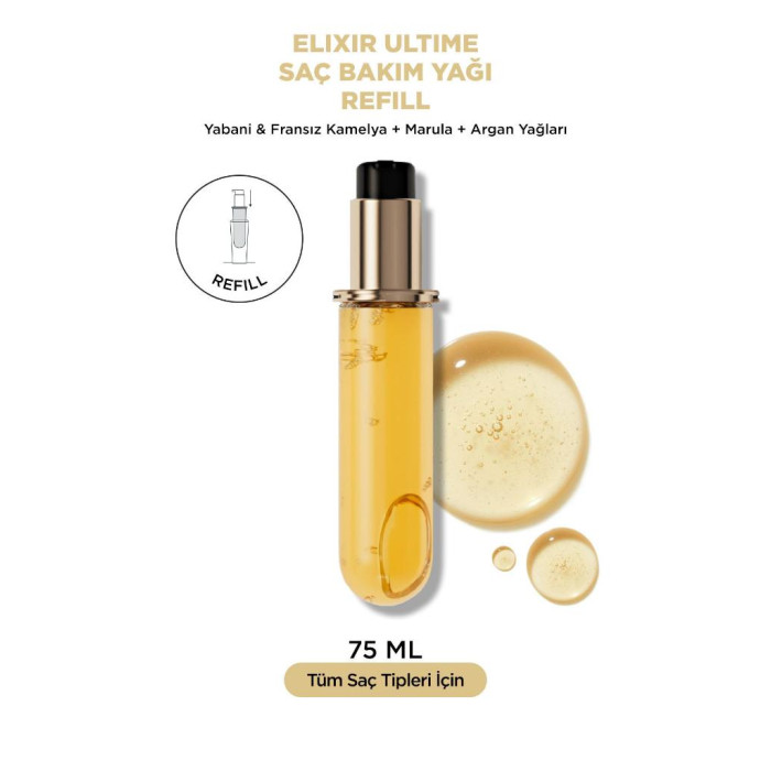 Elixir Ultime Saç Bakım Yağı Refill 75 ML