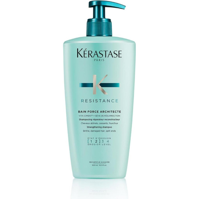 Kerastase Resistance Bain Force Architecte Yıpranmış Saçlar İçin Onarıcı Şampuan 500 ML