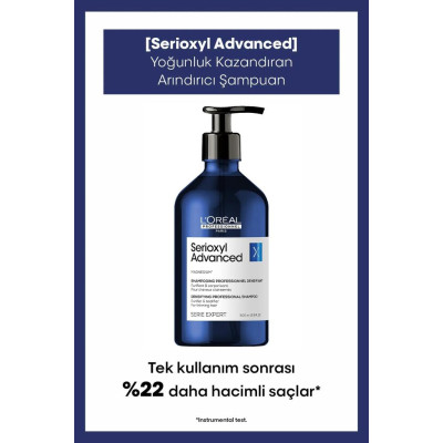 L'oreal Professionnel Serie Expert Serioxyl Advanced Incelmiş Saç Telleri Için Yoğunluk Kazandıran Şampuan 500 ML