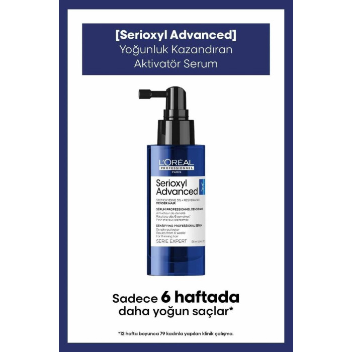 L'oreal Professionnel Serie Expert Serioxyl Advanced Incelmiş Saç Telleri Için Yoğunluk Kazandıran Serum 90 ML