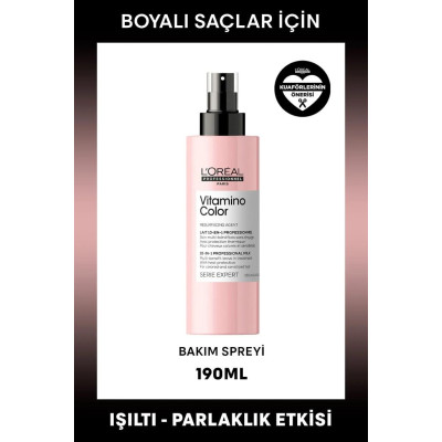 L'oreal Professionnel Serie Expert Vitamino Color 10 in 1 Renk Koruyucu 10 Etkili Mucize Bakım Spreyi 190 ML